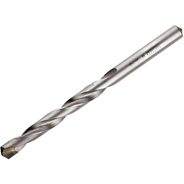 IRWIN Hss Tct Tip Drill Bit 4.5Mm Ol:80Mm Wl:47Mm in Silver