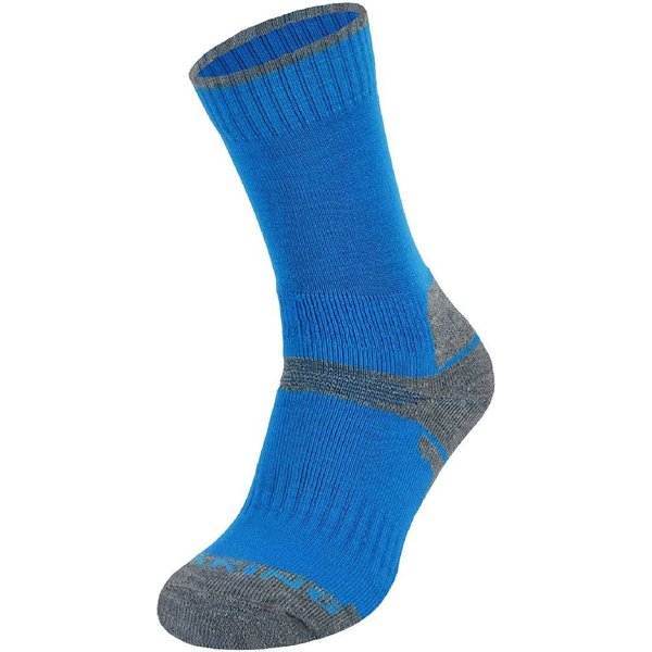 COMODO Girl's 1 Pack Merino Wool Hiking Socks in Blue | Size: 11-13 Years