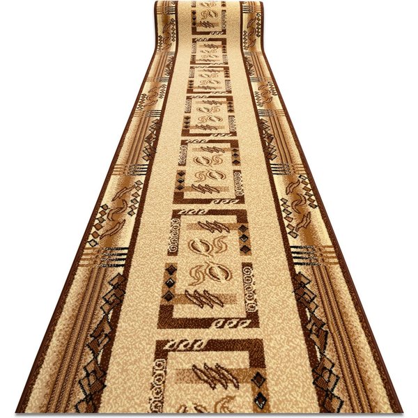 RugsX Bcf Jaś Runner in Beige | Size: 100 cm x 100 cm