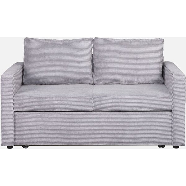 Heze Furniture Sofi Two Seater Sofa Bed with Storage Container in Grey