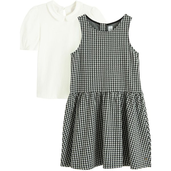Cool Club Girl's 2-Piece Top & Dress Set in White | Size: 3 Years