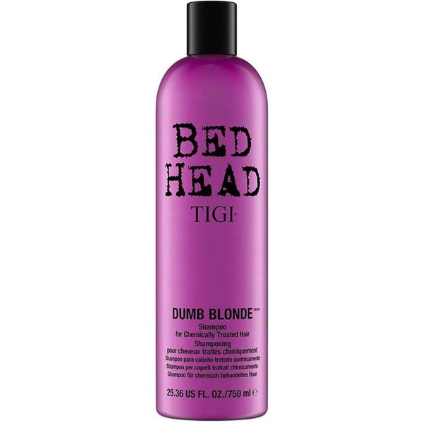 BED HEAD by TIGI Women's Dumb Blonde 'Shampoo' for Damaged Blonde Hair, 750ml in Pink