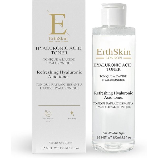 Erth Skin London Women's Refreshing Hyaluronic Acid Toner 150ml in White
