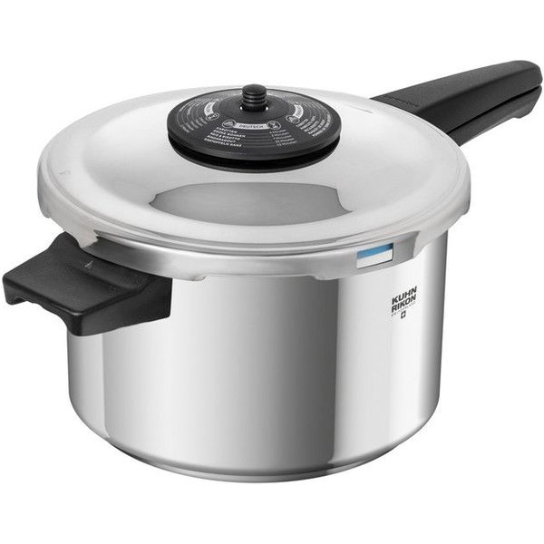 Kuhn Rikon Duromatic Classic Neo Pressure Cooker with Long Handle, 22cm/7L in Silver