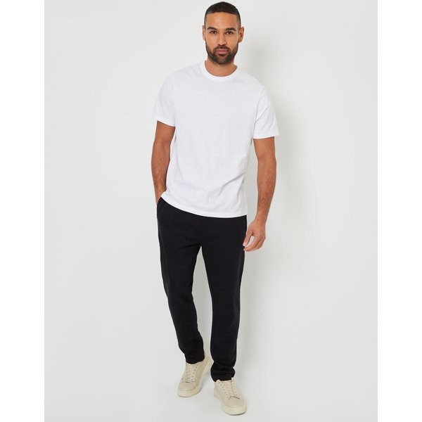 threadbare Men's Straight Leg Joggers in Black | Size: 2XL