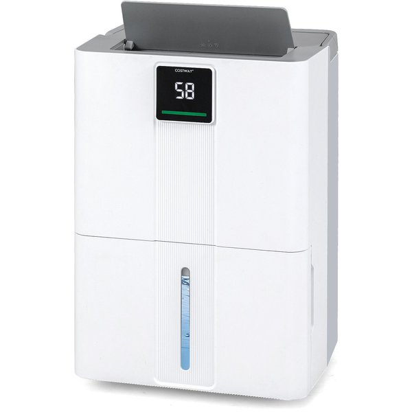 Costway Portable Dehumidifier with 3 Modes 40L Dehumidifier in White