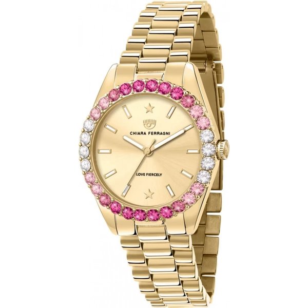 Chiara Ferragni Women's R1953100501 34mm Quartz Watch in Gold