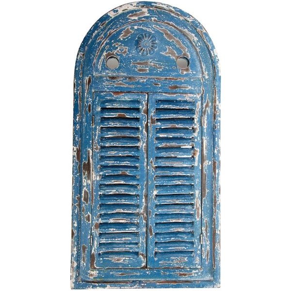 Esschert Design Louvre Mirror - Blue, Blue