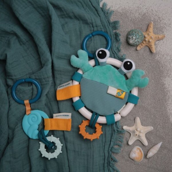 Dolce Shelly The Crab & Ocean Activity Teether in Blue