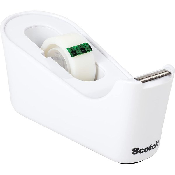 Scotch C18 White Tape Dispenser with Magic Tape 19mm x 33m 1 Roll/Pack