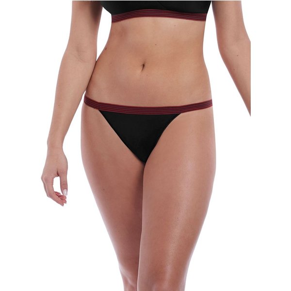 Freya Women's Wild Brazilian Brief in Black | Size: 8