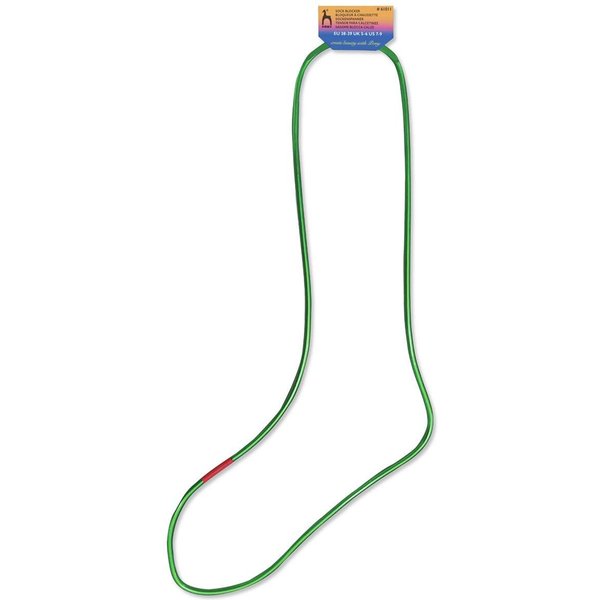 Pony Sock Blockers: Anodised Aluminium: for Sizes 38-39: Green: Pack of 1 in Green