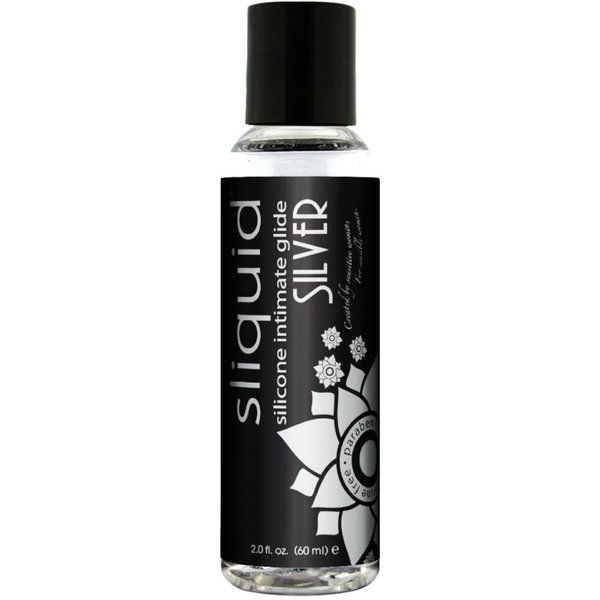 Sliquid Naturals Silver Silicone Lubricant in Clear | Size: 125ml