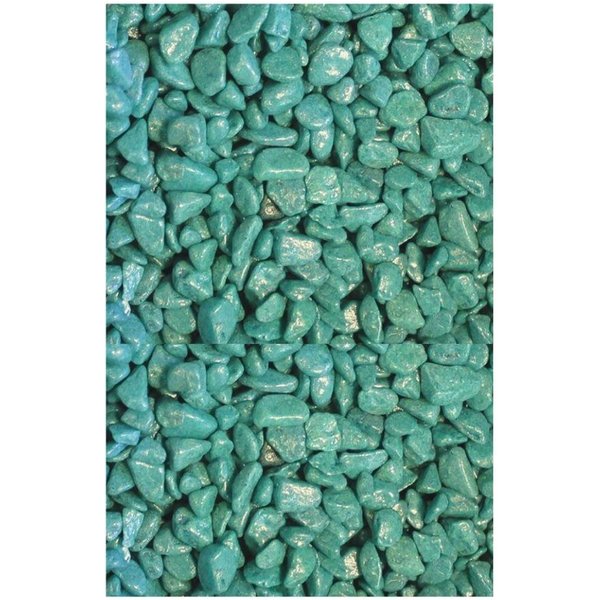 Aqua One Decorative Coloured Aquarium Gravel 2kg (7mm) in Aqua