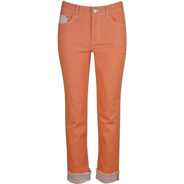 MAC • oranje Melanie turn up jeans • 36