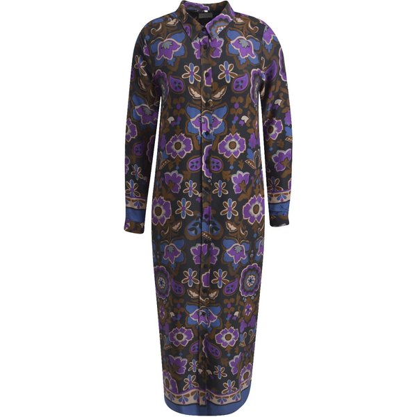 Milano Italy • jurk met paarse bloemen • 36
