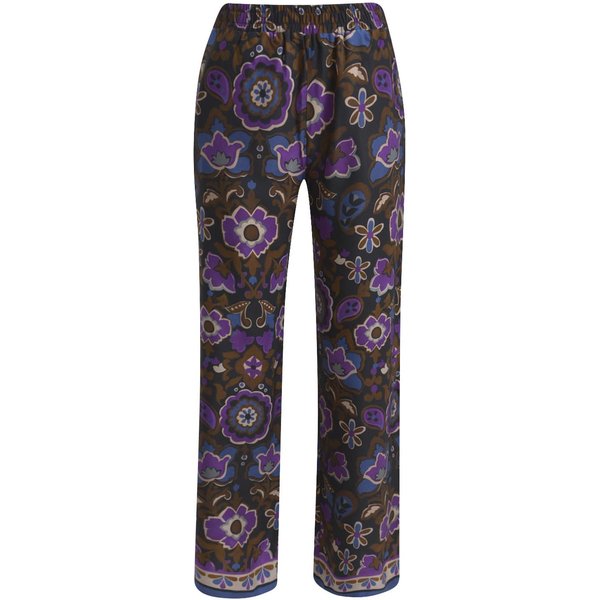 Milano Italy • broek met paarse bloemen • 36
