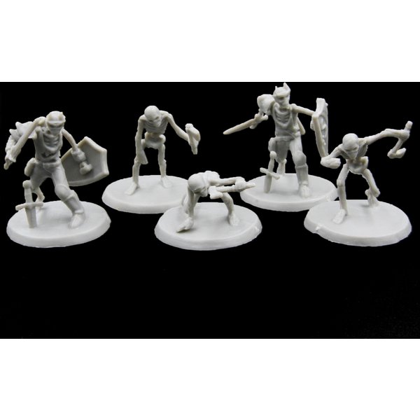 Skeleton Miniature Set 1 | 28mm tabletop scale perfect for D&D and other wargames