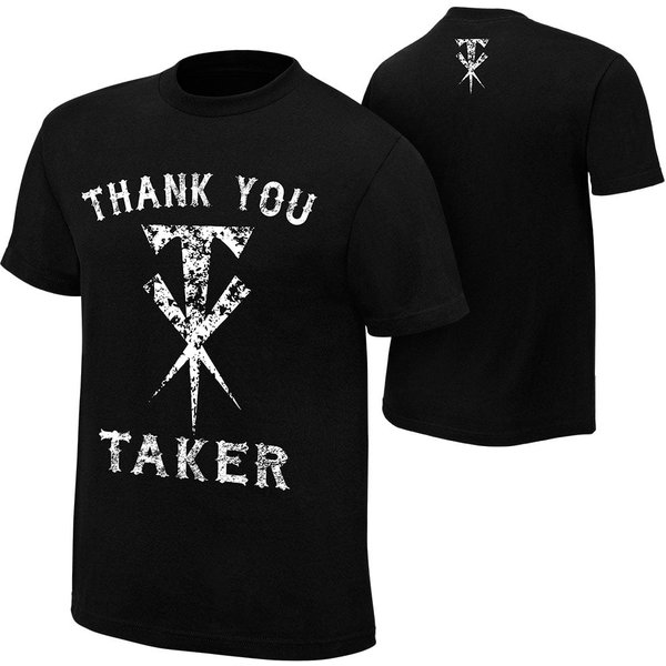 WWE Undertaker "Thank You Taker" Logo T-Shirt