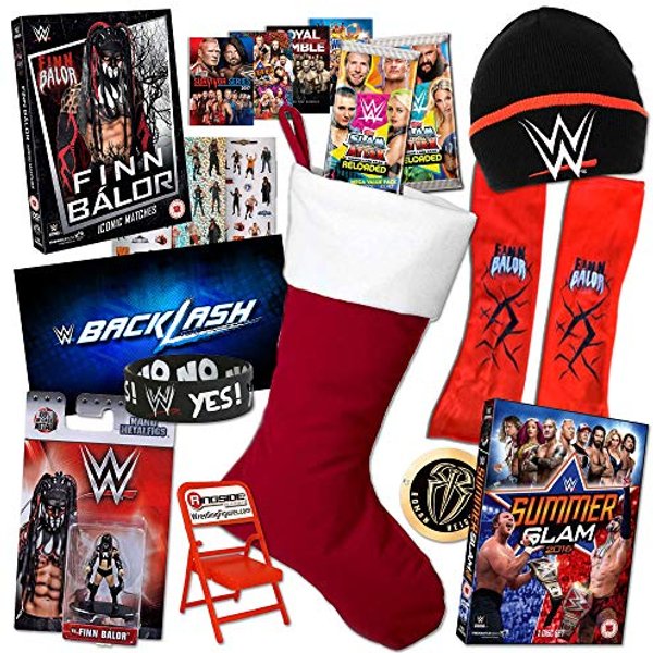 WWE Finn Balor "Demon King" - Pre-filled Christmas Stocking/Gift ' Packed full of Finn Balor WWE DVDs, Merchandise & Goodies