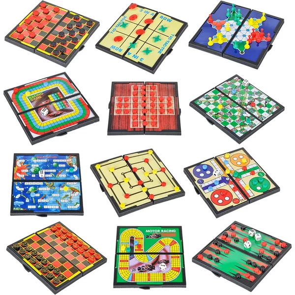 12 Magnetic Travel Games