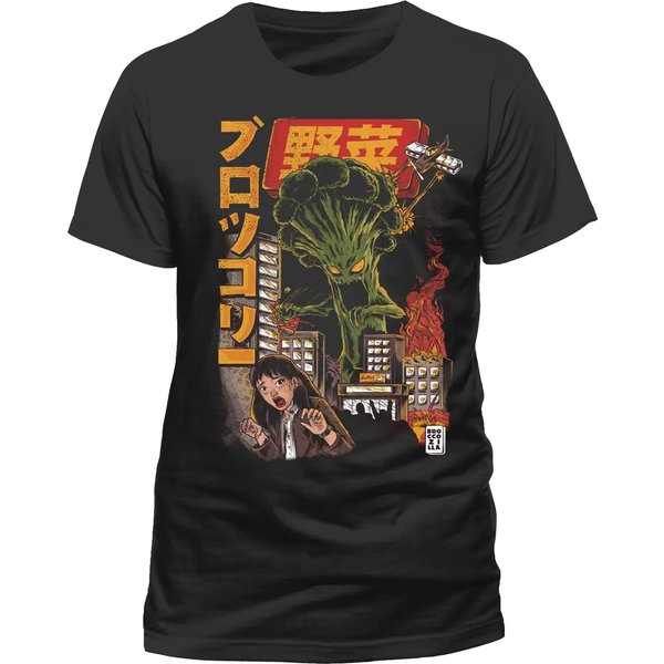 Illustrata "The Broccozilla" Black T-Shirt