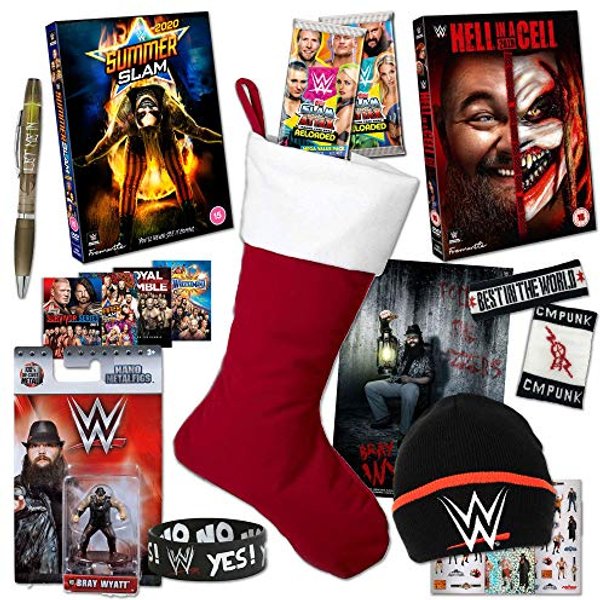WWE Bray Wyatt 'The Fiend'? - Pre-filled Christmas Stocking/Gift ' Packed full of Bray Wyatt WWE DVDs, Merchandise & Goodies