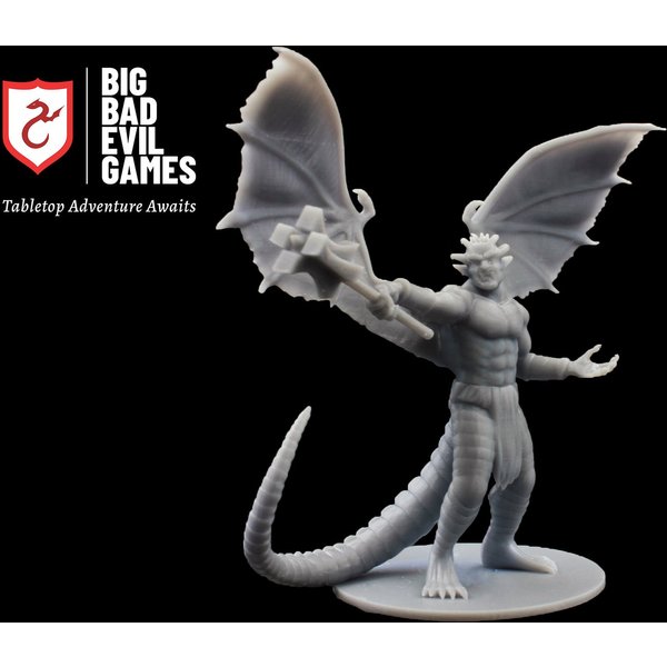 Pit Fiend Devil Miniature | Large scale on a 50mm base, perfect for a D&D boss monster