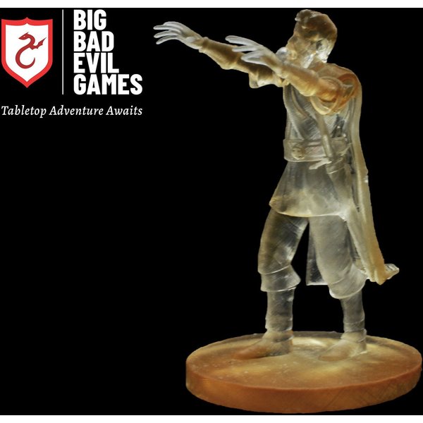 Human Male Ghost Miniatute | 28mm Scale perfect for D&D, pathfinder and other tabletop games
