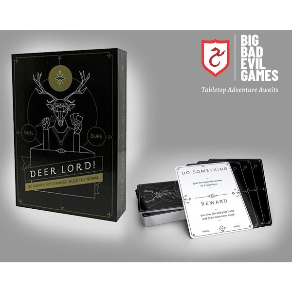 Deer Lord! Card Game | Hilarious party game for 4-8 people - get ready to be competitively silly!