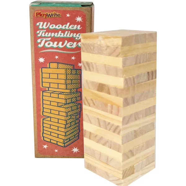 Mini Wooden Tumbling Tower Game | Travel Size