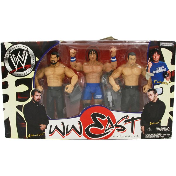 WWEAST Internet Exclusive Boxed Set - Sakoda, Funaki, Akio Action Figures (3-Pack)