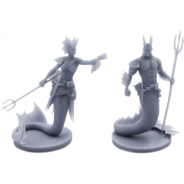 Sahuagin set | 2 Miniature Set for your D&D Pirate campaign