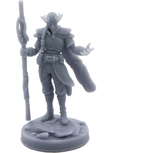 Male Firbolg Druid | Scale Miniature for Dungeons and Dragons