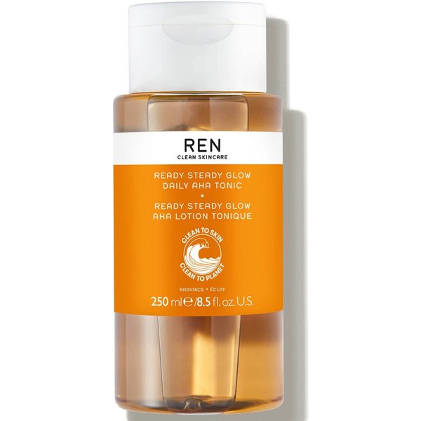 REN Clean Skincare Face Ready Steady Glow Daily AHA Tonic 250ml / 8.5 fl.oz.