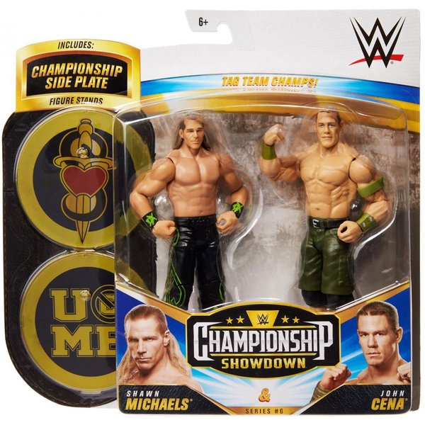 Championship Showdown Series #6 - Shawn Michaels & John Cena Action Figures