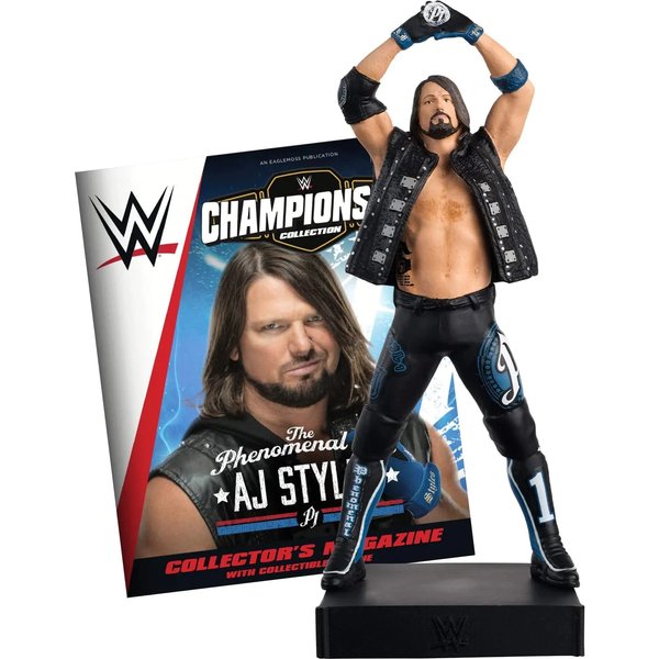 WWE Championship Collection | Aj Styles with Magazine by Eaglemoss Hero Collector