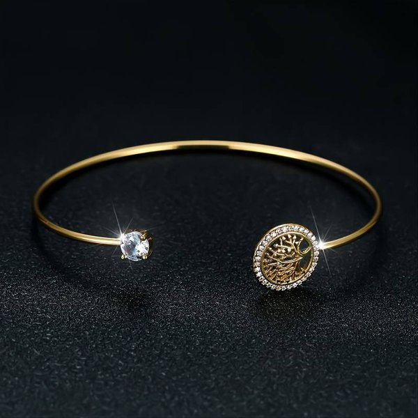 Boho Mayan Tree of Life gold High quality bracelet for women