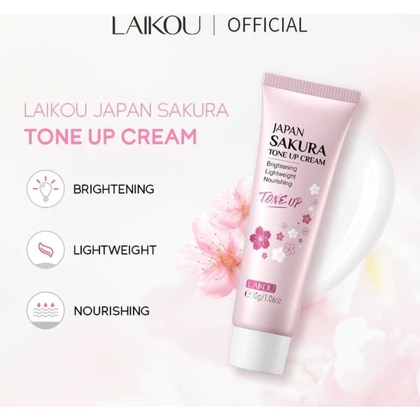 Japan Sakura Tone Up Cream | Laikou 30g