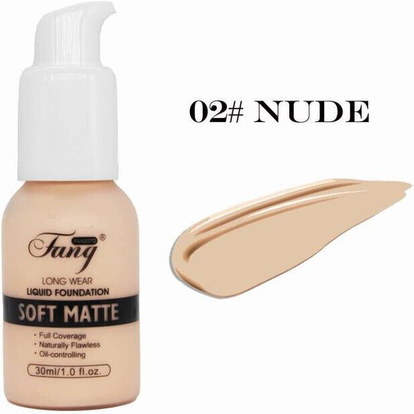 Fangotd Liquid Foundation | Soft Matt #02 Nude - 30ml