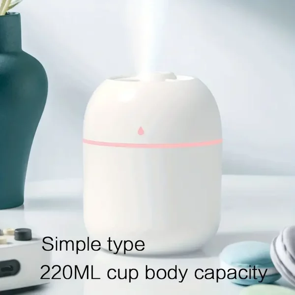 Cool Mist Egg Humidifier - Essential Oil Diffuser - White