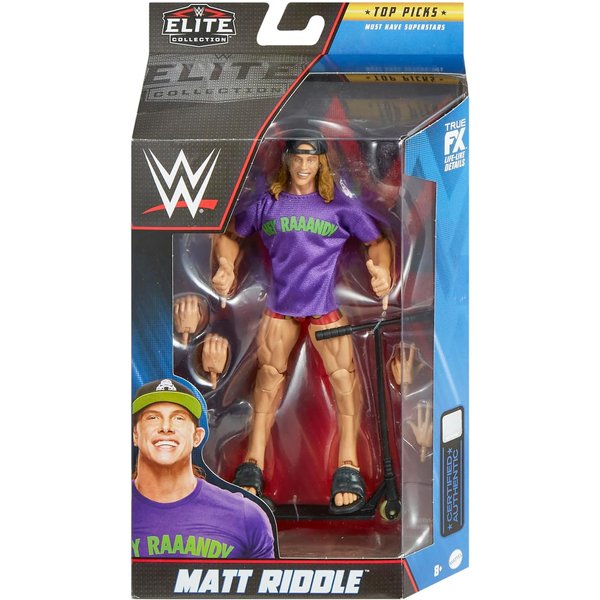 WWE Elite Top Picks – Matt Riddle Action Figure