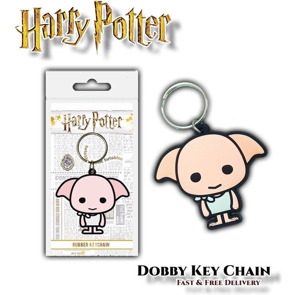HARRY POTTER - Dobby Rubber Keyring - Official Merchandise
