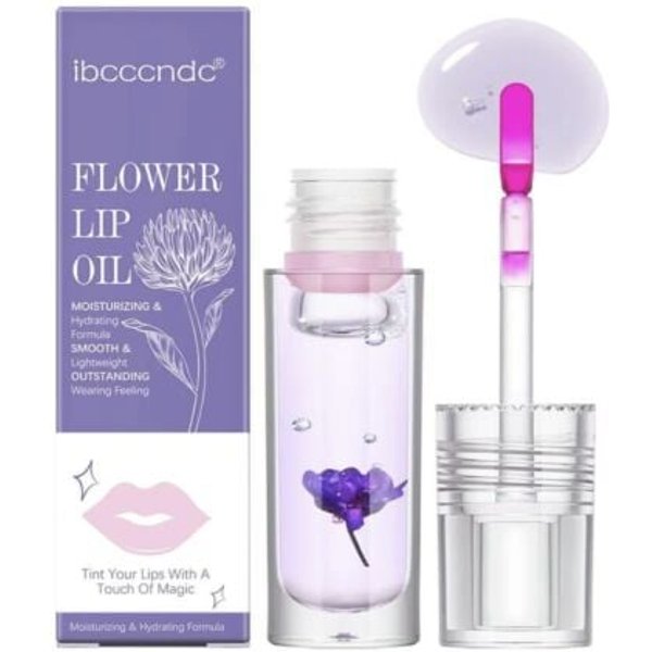 Ibcccndc Flower Lip Oil - Purple
