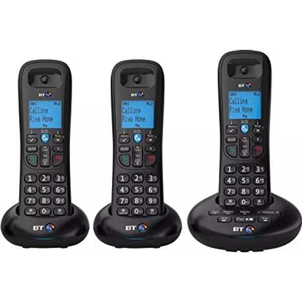 BT BT3570 TRIO Cordless Phone with Answering Machine ( Hands Free Functionality )