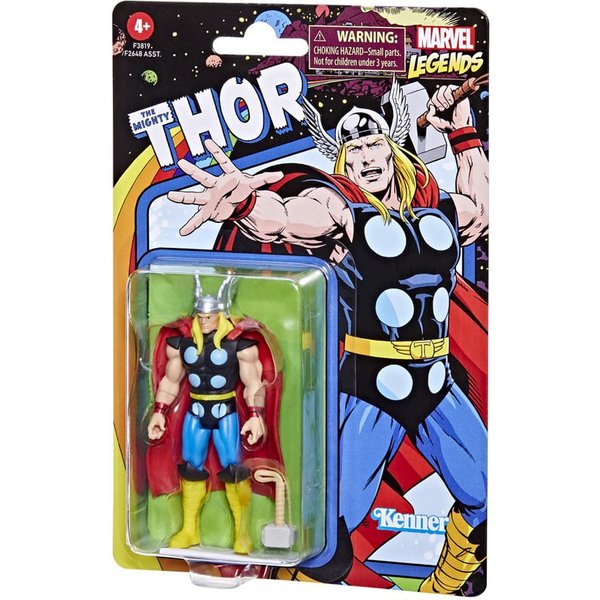 Marvel Hasbro Legends Series 3.75-inch Retro 375 Collection Thor Action Figure