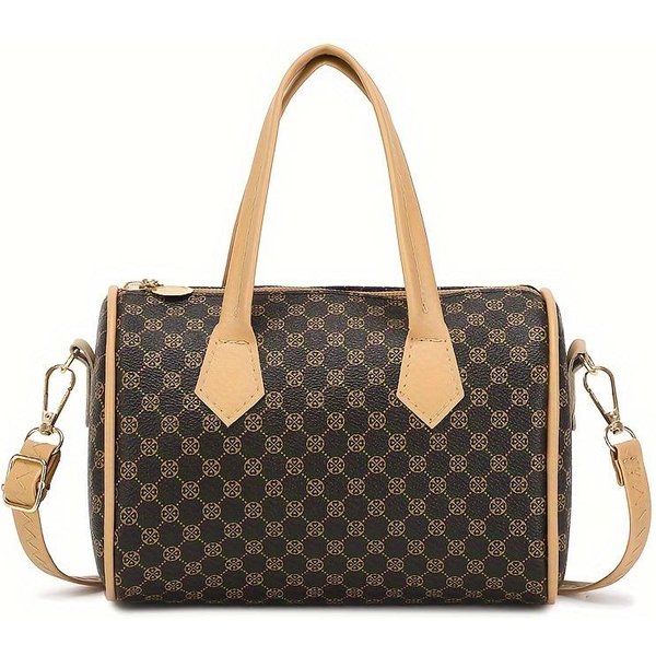 Girl's New Fashion Casual Handbag | Brown Crossbody Pillow Bag