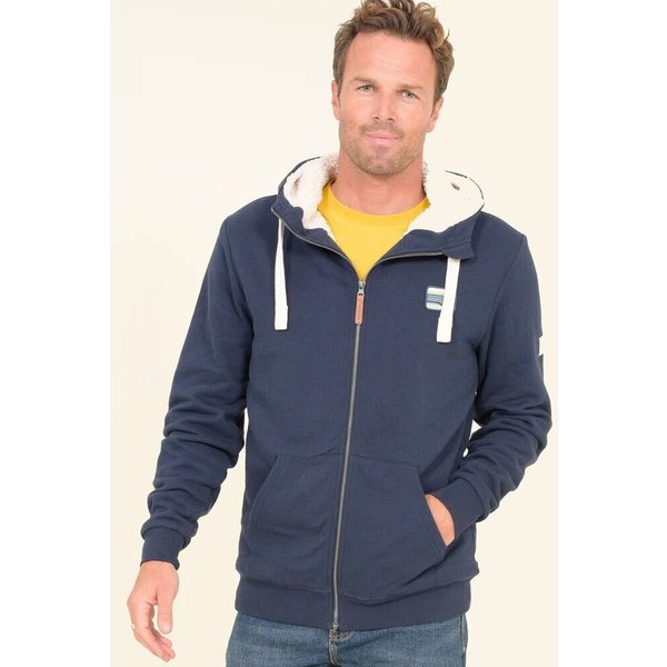 Brakeburn - Borg Lined Zip Through Hoodie - UK - XL