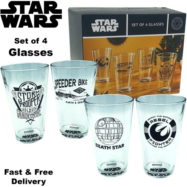 Star Wars Collector's Edition Drinking Glasses - Set of 4 - Storm Trooper