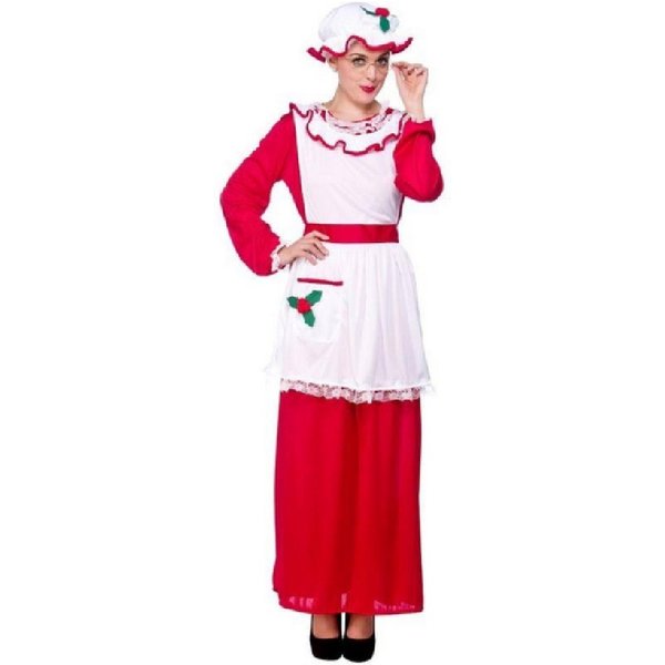 Adult Women's Christmas Mrs. Santa Claus Costume | One Size Fits Most
